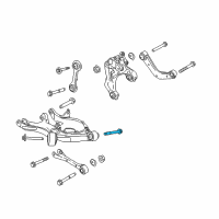 OEM 2017 Lincoln MKZ Lower Control Arm Mount Bolt Diagram - -W717065-S439
