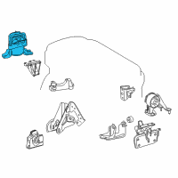 OEM 2016 Toyota RAV4 Side Mount Diagram - 12305-0V030