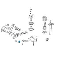 OEM 2000 BMW Z8 Set Rubber Mounting For Pull Rod Diagram - 31-12-9-068-753