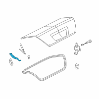 OEM 2005 Mercury Montego Hinge Diagram - 6G1Z-5442701-A