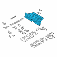 OEM 2021 BMW X1 FLOOR PANEL, REAR Diagram - 41-00-7-402-278