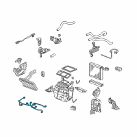 OEM Honda Civic Sub-Harness, Air Conditioner Diagram - 80650-SNC-A41