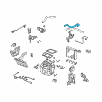 OEM 2011 Honda Civic Hose C, Water Inlet Diagram - 79723-SNC-E40