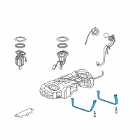 OEM 2010 Chrysler 300 Strap-Fuel Tank Diagram - 4578652AB