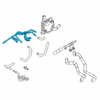 OEM 2021 Toyota Avalon Oil Cooler Tube Diagram - 32907-0E030