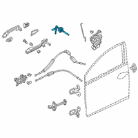 OEM 2020 Honda Civic Cylinder, L Door Diagram - 04921-TBA-A01