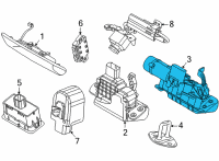 OEM Kia POWER LATCH ASSY-PWR Diagram - 81800R0100