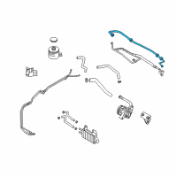 OEM Kia Sedona Hose-Pressure Diagram - 0K52Y32490B