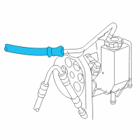 OEM 2005 Dodge Viper Line-Power Steering Diagram - 5102280AA