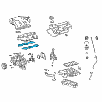 OEM 2008 Toyota Sienna Manifold Gasket Diagram - 17178-0P021