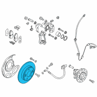 OEM 2015 Kia Soul Disc-Rear Brake Diagram - 584113X300