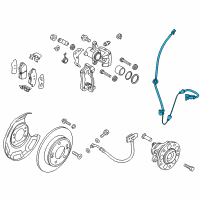 OEM Kia Soul EV Cable Assembly-Abs Ext L Diagram - 91920B2000