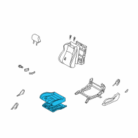 OEM 2003 Nissan 350Z Cushion Assy-Front Seat Diagram - 87350-CD040