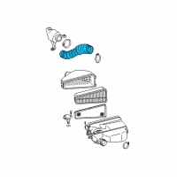 OEM 2007 Toyota FJ Cruiser Hose Diagram - 17882-31080