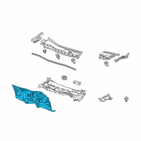 OEM 2010 Honda Accord Dashboard (Lower) Diagram - 61500-TA0-A00ZZ