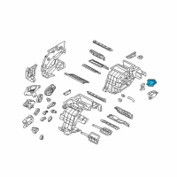 OEM 2011 Hyundai Equus Mode Actuator Diagram - 97163-3M000