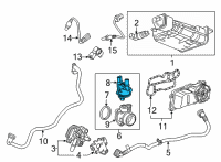 OEM 2022 Cadillac CT4 Purge Control Valve Diagram - 12666845