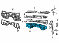 OEM Jeep Panel-Dash Diagram - 68276722AF