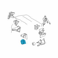 OEM 2015 Toyota Corolla Front Mount Diagram - 12361-0T230
