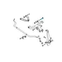 OEM 2019 Nissan Titan Pin-FULCRUM, Lower Link Diagram - 54580-EZ00A