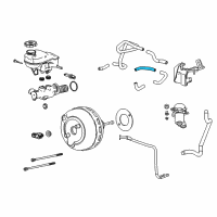 OEM 2010 Cadillac SRX Vacuum Hose Diagram - 20791957