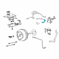 OEM Cadillac Vacuum Hose Diagram - 20791954