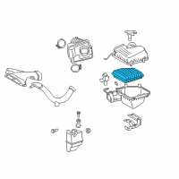 OEM 2015 Scion xB Filter Element Diagram - 17801-YZZ06