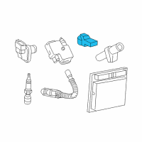 OEM Chrysler Crossfire Sensor-Knock Diagram - 5101116AA