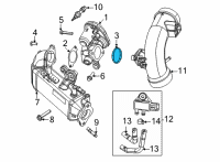 OEM 2020 Ram 1500 Gasket-Egr Tube Diagram - 68493361AA