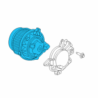 OEM 2014 Acura MDX Rear Blower Motor Sub Diagram - 79309-TG7-A61
