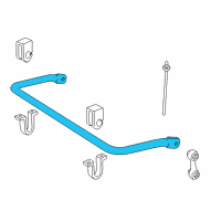 OEM 2009 Ford Ranger Stabilizer Bar Diagram - F87Z-5482-BD