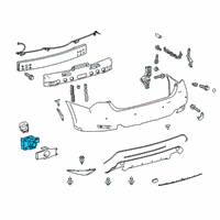 OEM 2020 Lexus GS350 Sensor, Ultrasonic Diagram - 89341-78010-B5