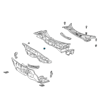 OEM 2003 Toyota MR2 Spyder Hole Plug Diagram - 90950-01758