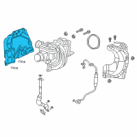 OEM 2019 Jeep Wrangler Gasket-TURBOCHARGER Diagram - 68288416AF