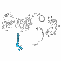 OEM 2018 Jeep Wrangler Tube-Oil Drain Diagram - 68306645AC