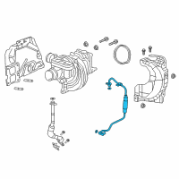 OEM 2022 Jeep Wrangler Tube-Oil Feed Diagram - 68300422AB