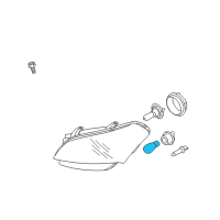 OEM Kia Bulb Diagram - 1864221008S