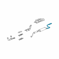 OEM Acura Finisher, Exhaust Pipe (50.8Mm) Diagram - 18310-S3V-A00