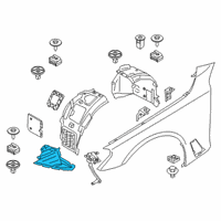 OEM BMW 640i xDrive Gran Turismo Cover, Bottom Left Diagram - 51-71-8-060-027