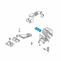 OEM 2019 Hyundai Santa Fe Cover-Element Diagram - 28115-C5100