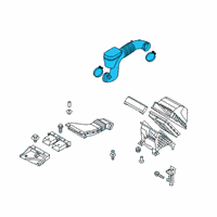 OEM 2019 Hyundai Santa Fe Hose Assembly-Air Intake Diagram - 28130-C5100