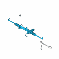 OEM Infiniti G35 Power Steering Gear & Linkage Assembly Diagram - 49001-JK63A