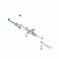 OEM 2015 Infiniti Q70L Socket-Kit Side Rod Outer Diagram - D8520-EG00C