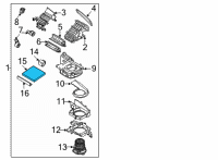 OEM Kia Carnival FILTER ASSY-AIR Diagram - 97133R0000