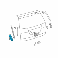 OEM 2005 Toyota Sienna Actuator Diagram - 68910-08010