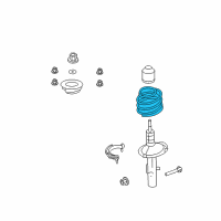 OEM 2009 Ford Taurus Coil Spring Diagram - 8G1Z-5310-E