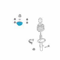 OEM Mercury Upper Mount Diagram - 8A4Z-18183-C