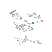 OEM 2008 Ford F-150 Converter Clamp Diagram - 4L3Z-5A231-AA