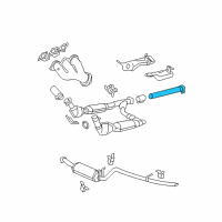 OEM 2006 Ford F-150 Intermed Pipe Diagram - 6L3Z-5A212-J