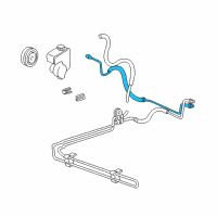 OEM 1998 Oldsmobile Silhouette Hose Asm-P/S Gear Inlet Diagram - 26064190